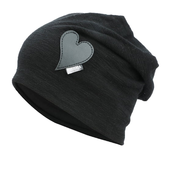 Beanies Hats Women's Slouch Beanie with Side Button Detail and Relaxed Back Winter Warm Cap for Women