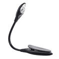 thumbnail image 3 of 2X Mini Flexible Clip-on Bright Booklight LED Travel Book Reading Lamp White Light Book Holder Small Table Lamp Gray, 3 of 8