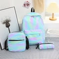 thumbnail image 1 of Ensemble de 3 Pcs Sacs à Livres Décontractés Grande Capacité Sacs d'École Mode Nylon pour Vacances, 1 of 9