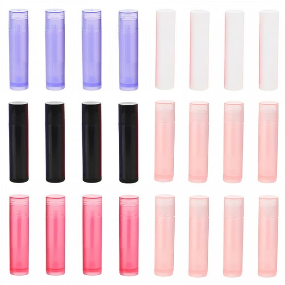 ACDANC 40Pcs Lip Balm Tubes Empty Lip Gloss Tubes Lip Balm Containers Refillable Lipstick Tubes