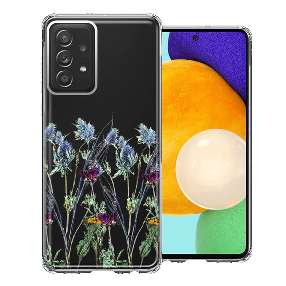 MUNDAZE For Samsung Galaxy A52 Country Dried Flowers Design Double Layer Phone Case Cover