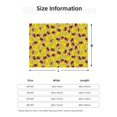 thumbnail image 5 of Yiaed Duck with Star Sunglasses Print Blanket Throw Blanket Soft Cozy Flannel Blanket for Home Bed Sofa Couch Chair-40"x30", 5 of 6