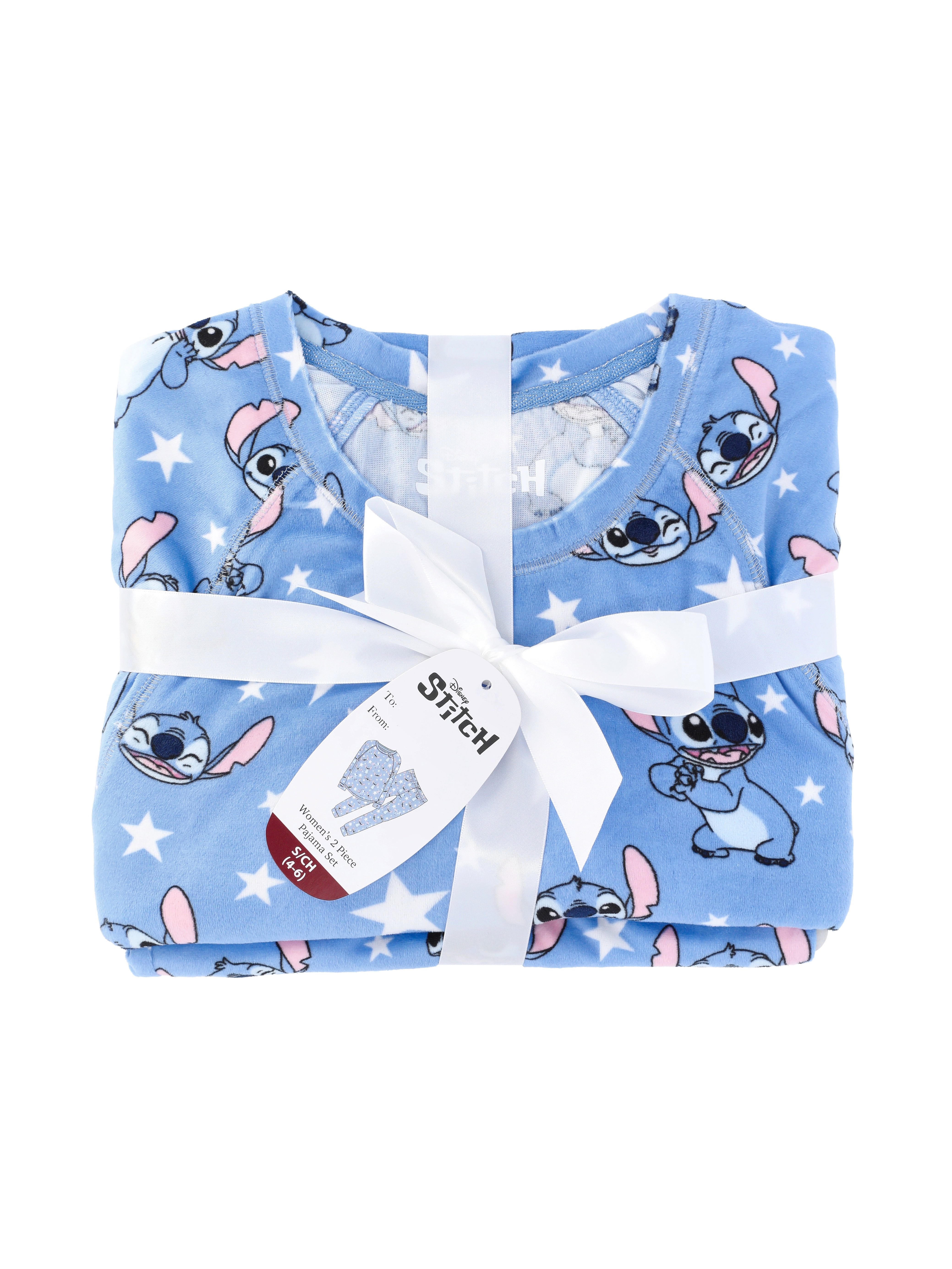 Disney Stitch Women's Pajama Set, 2-Piece, Sizes S to 3X
