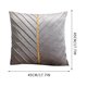 thumbnail image 3 of Funda de almohada plisada de terciopelo 45x45cm | Funda de cojín de terciopelo PV acolchado de color sólido • Cremallera oculta • Soporte lumbar de oficina duradero • Cabecero, sofá, protección de, 3 of 7