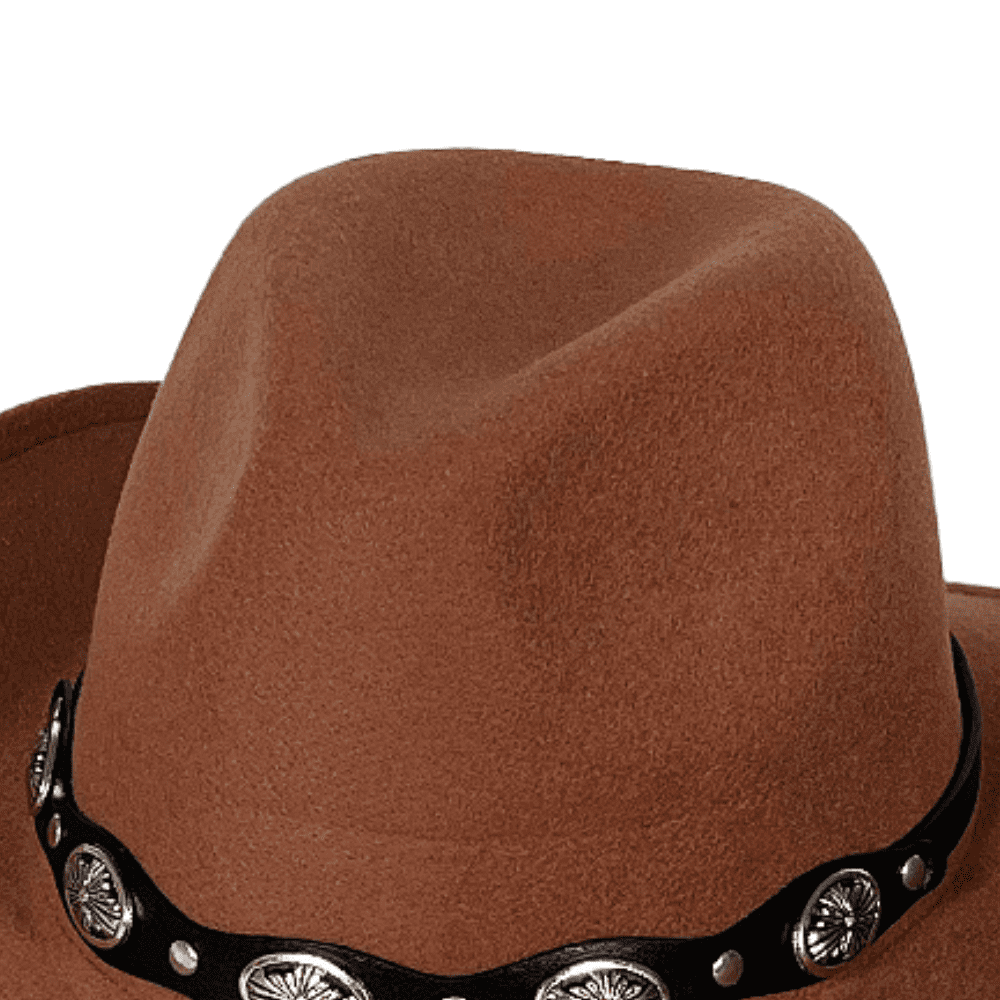  Breathffy 4 Pcs Cowboy Hat Felt Wide Brim Cowgirl Hats with  Belt Classic Outdoor Western Hats for Women Men Adults (Black, Brown,  Khaki, Camel,Stylish) : Everything Else