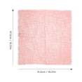 thumbnail image 6 of Napkin Tablecloth 12 Pcs Paper Cloths Linen Napkins for Plate Pink Dinner Party, 6 of 6
