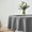 Charcoal Gray, variant on Weaved Texture Square Tablecloth Stain Resistant Waterproof Wrinkle Free Soft Fall Table Cloth, Decoration for Fall Harvest Fabric Cover for Dining Room, 52 x 52 Inch, Rustic Brick