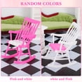 thumbnail image 2 of Mini Rocking Chair Toys Pink Plastic 5Pcs 3.93X2.95X1.57in, 2 of 9