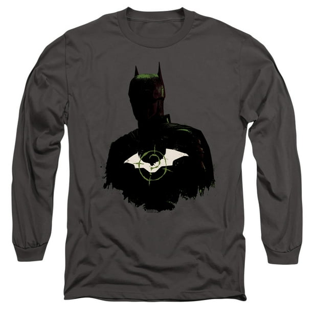 The Batman (2022) Silhouette With Riddler Logo Unisex Adult Long-Sleeve ...