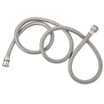 thumbnail image 3 of 1 Pce Tuyau en Acier Inoxydable pour Chauffe-Eau Tuyau d'Entrée 4 Points (Argent), 3 of 7