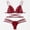 Wine Red, variant on Women Lace Lingerie Nightwear Underwear G-stringSleepwear Bra Set