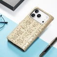 thumbnail image 3 of Funda Cartera FOXDOCK para iPhone 17 Pro , Flip PU con Relieve de Gatos y Perros, Tarjetero y Soporte, 3 of 6
