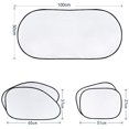 thumbnail image 2 of Set of 6 Car Sun Shades, Car Windshield Sunshade Silver Foldable Portable Block UV Rays Sun Protection Car Front Car Windshield Sun Shade, 2 of 5