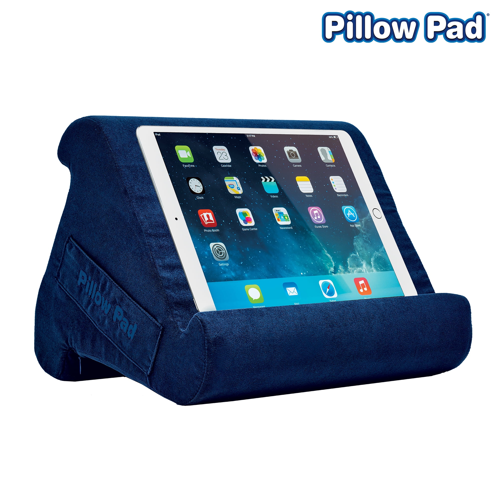 Photo 1 of Pillow Pad Multi Angle Cushioned Tablet and iPad Stand, Blue, As Seen on TV