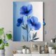 thumbnail image 4 of Qisvanset 12x16 Inch Romans Floral Bible Canvas Wall Art, Blue Tone Scripture Art Dorm Room Faith Gift, 4 of 8