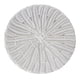 thumbnail image 2 of Cojín de tatami redondo tejido a mano de estilo japonés reutilizable para sala de estar Blanco, 2 of 9