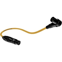 Coluber Cable Balanced XLR Cable Right Angle Male to Straight Female 75ft.