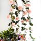 thumbnail image 2 of Toystoory 1,8 m vides de rosas artificiales flores de seda falsas guirnaldas colgantes rosas boda telón de fondo hogar Oficina decoración Decoración rosa Toystoory HA1071-01B, 2 of 6