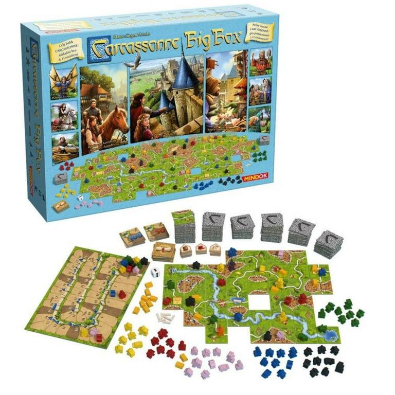Carcassonne Big Box 2017 Strategy Board Games for Ages 7 and up, from  Asmodee