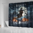 thumbnail image 4 of Happy Halloween Boykin Spaniel Witch Pumpkins Bats Shower Curtain Dog Lover Waterproof Bathroom Bathtub Curtain - 13012, 4 of 5