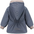 thumbnail image 2 of Boys Girls Waterproof Rain Jacket Coat Cotton Lined Raincoat Windproof Hoodies Outwear, 2 of 5