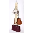 thumbnail image 3 of YBM Home Handbag Purse Hanger with 6 Hooks for Handbags & Purses for Closet, Beige - Pack of 1, 3 of 3