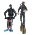 thumbnail image 1 of 2 figuras de acción de buzo simulado, encantadoras figuras de explorador submarino., 1 of 6