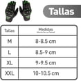 thumbnail image 2 of Guantes para Motociclista Hanylish Antideslizante Talla XXL Negro-Verde, 2 of 4