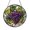 Acrylic 3.5 Inch, variant on Rustic Vineyard Grape Stained Glass Style Window Suncatcher