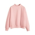 thumbnail image 3 of Garbnen Long Sleeve Shirts for Girls Crewneck Pink Girls' Blouses & Button-Down Shirts Basic Fall Preppy Teen Girls Sweatshirts, 3 of 4