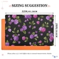 thumbnail image 3 of Small Repeating Pink Purple Flowers Doormats Welcome Mats Gate Pads Entryway Outdoor 32" x 20", 3 of 8