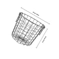 thumbnail image 4 of WRITWAA firewood basket for camping Wire Storage Basket Foldable Handle 1Set, 4 of 8