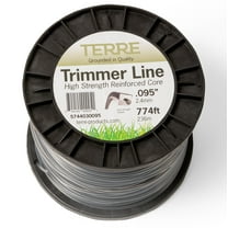 Terre Products Commercial Grade 095 Trimmer Line Square, 3 lb. Dual Strength Quality Weed Eater String, Line Length 774 ft., Weed Wacker String Trimmer Replacement Size .095 inch.