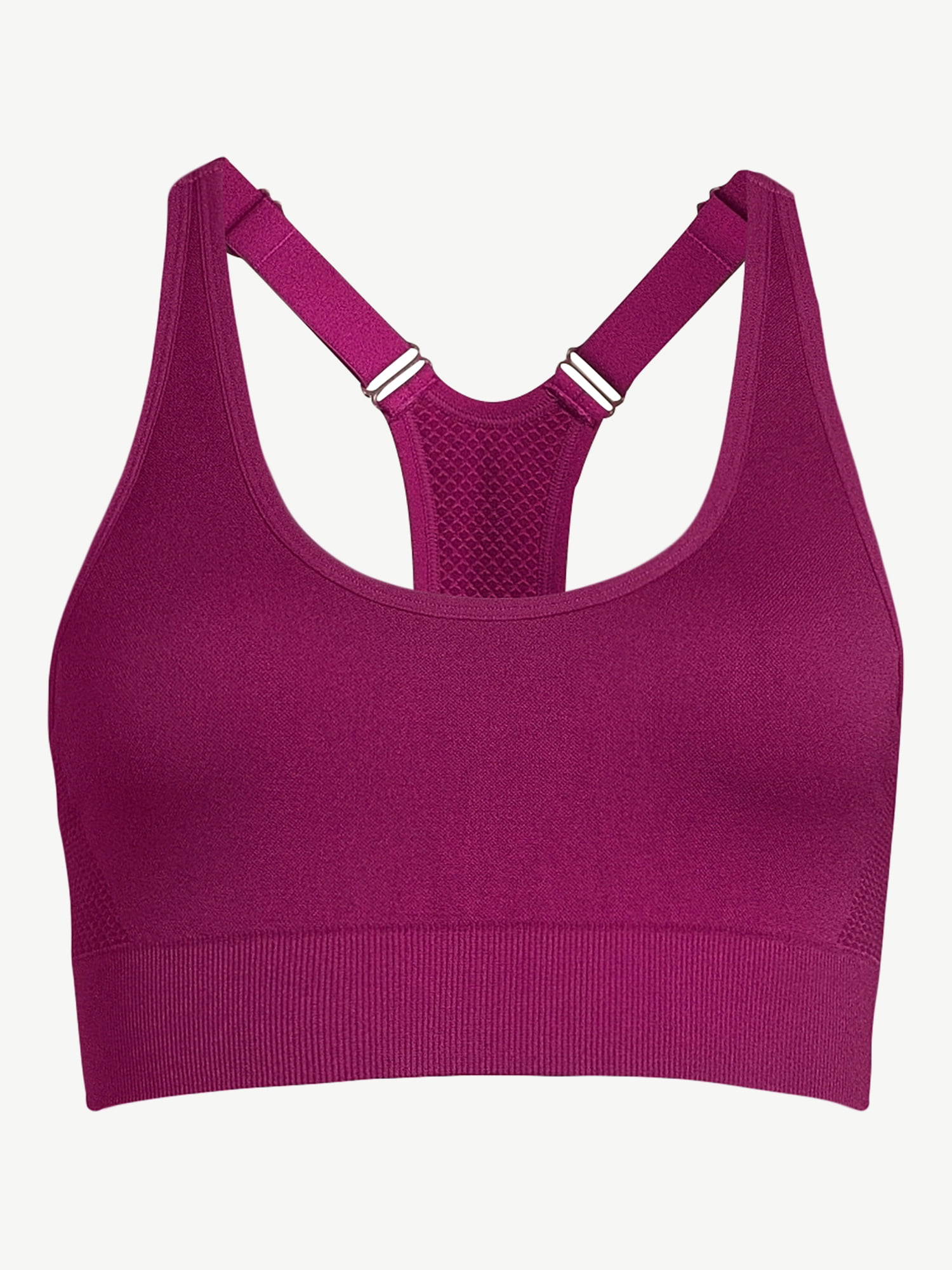 New Love & Sports Seamless Sports Bra adds trendy Hot Pink color size Large  NWT 