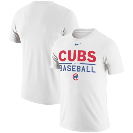 - Chicago Cubs Nike Practice Performance T-Shirt - White
