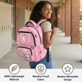 thumbnail image 5 of Yspwyqan Just a Girl Who Loves Axolotl Backpack for Girls, Large Capacity 17" School Backpack, Adjustable Straps Casual Daypack for High School Camping, Back to School Gifts for Teens, 5 of 7