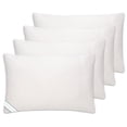 Down Alternative Hypoallergenic White Bed Pillow Premium 4 Pack
