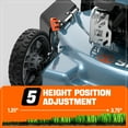 thumbnail image 6 of SENIX Gas Lawn Mower, 20" 144cc 4-Cycle Engine, 5-Position Height Adjustment Push Mower with Side Discharge, LSPG-L5, 6 of 11
