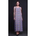 thumbnail image 4 of Bimba Robe Maxi à Bretelles Spaghetti Sans Manches pour Femmes en Rayonne à Imprimé Floral, Coupe Évasée - Xxx-Grand, 4 of 4