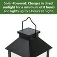 thumbnail image 5 of Mainstays Solar Lantern Black, 5 of 10