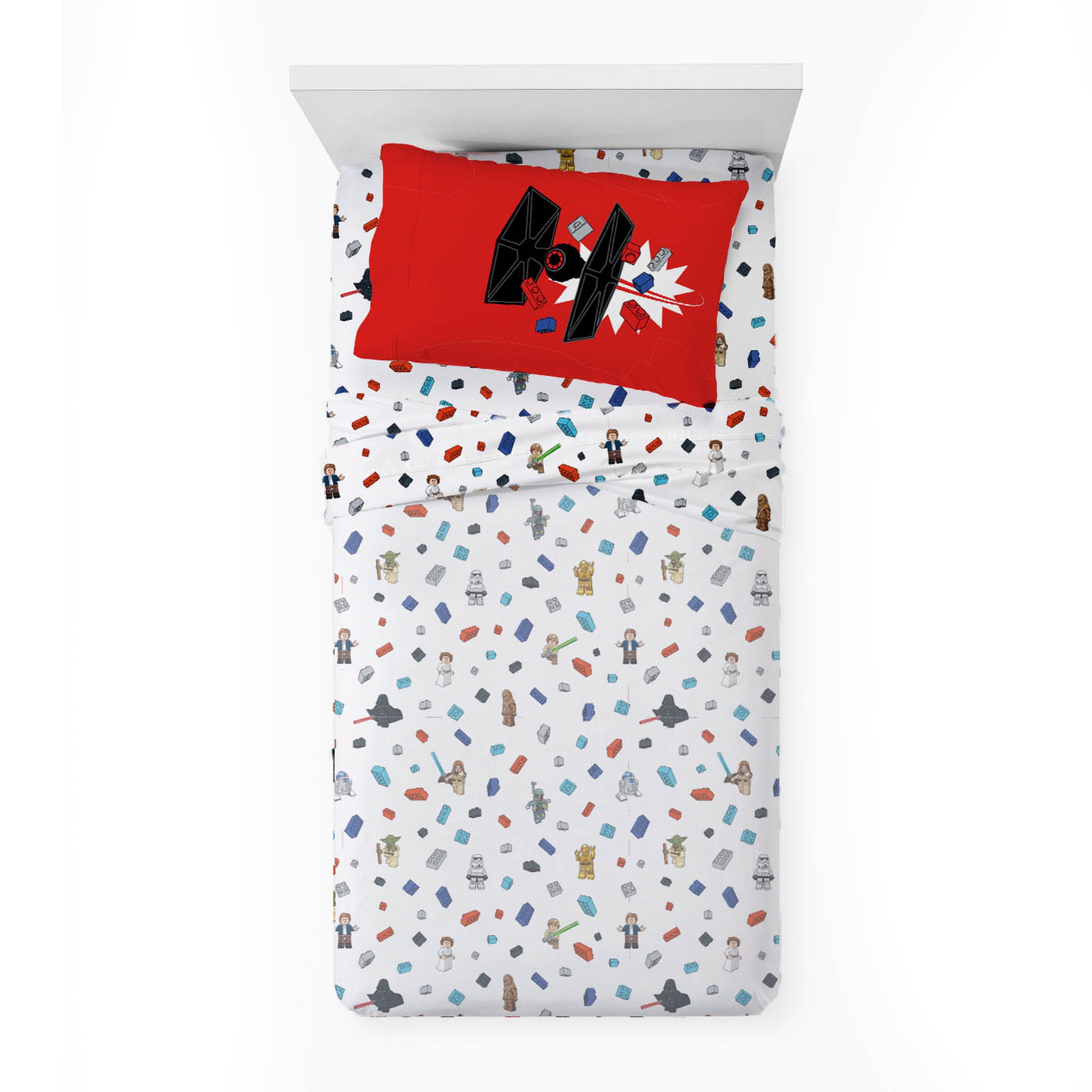 LEGO® Star Wars Kids 3 Piece Multicolor Bedding Sheet Set, Twin Size