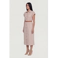 thumbnail image 2 of Women's Poplin Pocket Shirt Dress with Belt, 2 of 3