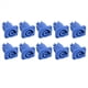 thumbnail image 3 of 50 Uds Conector Powercon 3 Pines 20A 250V Enchufe de Panel de Altavoz de Potencia Hembra para Iluminación de Escenario de Pantalla LED, Azul, 3 of 6