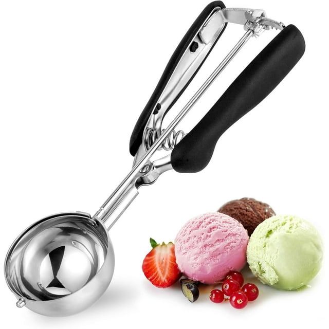 Small Cookie Scoop Set Include TSP / TSP / TSP Cookie Dough Scoops Ice Cream Scoopers Stainless Steel Cookies Scoops for Baking Good Soft Grips Quick Trigger Release