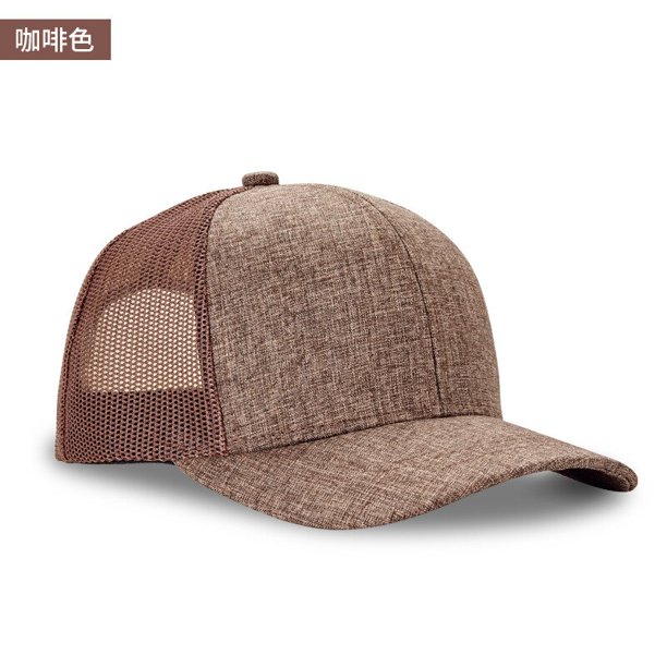 Adult men solid curved visor cap Custom mesh trucker hat Golf sports hat Women snapback hat Breathable baseball cap with logo10pcs embroidery Gao Jinjia LED