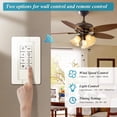thumbnail image 2 of Kit de control remoto inteligente WiFi para ventilador de techo Prichor, 3 velocidades, regulador de intensidad, 2 of 7