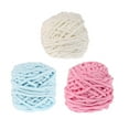 thumbnail image 1 of 3 PCS Algodón Hilos de lana tejida a mano DIY Hilos de lana Suministros de tejer, 1 of 6