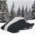 thumbnail image 3 of SBU Full Fitment Snowmobile Cover Compatible for The Polaris 850 Pro RMK Matryx Slash 165model Years 2022-2022. 600 Denier Black and Gray, trailerable., 3 of 6