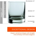 thumbnail image 5 of WLTER Whisky Glasses New York Bar 6-Piece Set 6 1/2 oz – Elegant Crystal Tumbler Glasses for Whisky, Bourbon & Cocktails – Lead-Free Glass – Dishwasher & Shock Resistant, 5 of 7