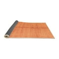 thumbnail image 2 of Ahgly Company Indoor Square Abstract Orange Modern Area Rugs, 4' Square, 2 of 4